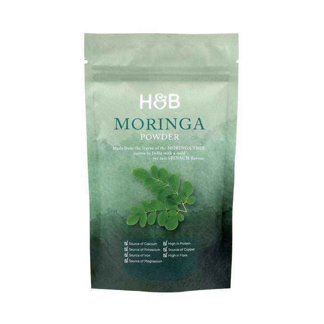 Holland & Barrett moringa powder 100g, UK version