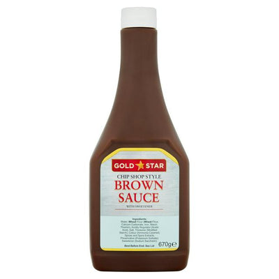 Gold Star Braune Sauce zum Ausdrücken 670 g