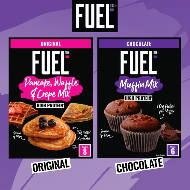 Fuel10K chocolate muffin mix high protein, imported from the UK