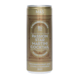 M&S Passion Star Martini cocktail 25cl, imported from the UK