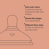 Tommee Tippee Medium Flow Teats Pack of 2 (British brand)