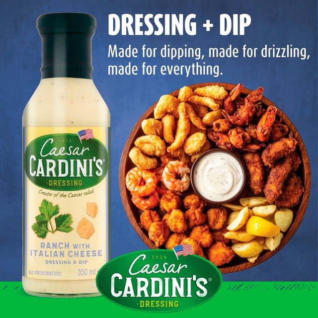 Cardini's Ranch Dressing with Cheese 350ml - British product