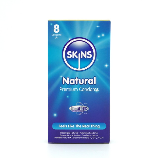 Skins Natural Condoms latex vanilla scent, UK version