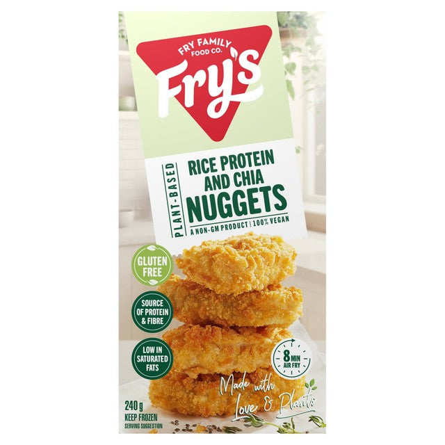 Fry's Rice Protein and Chia Nuggets 240g - British product