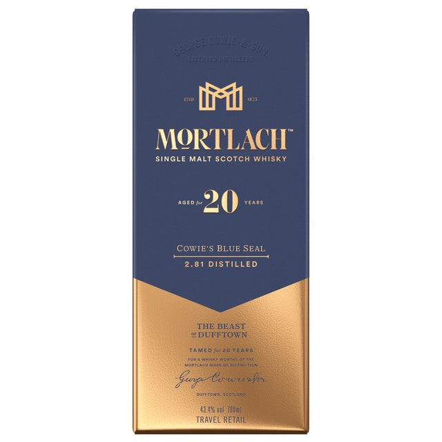 Mortlach 20 Year Old Scotch Whisky 70cl imported from the UK