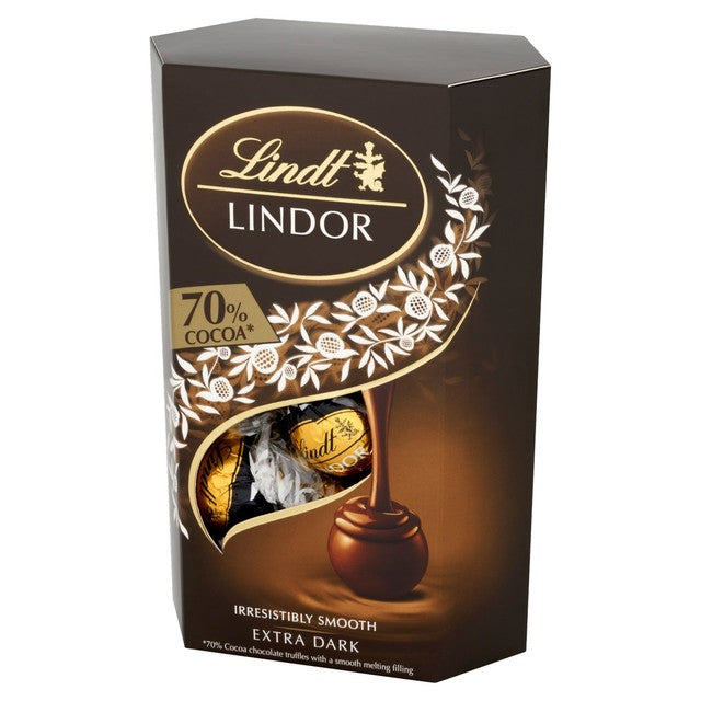 Lindt extra dark chocolate truffles 200g, UK version