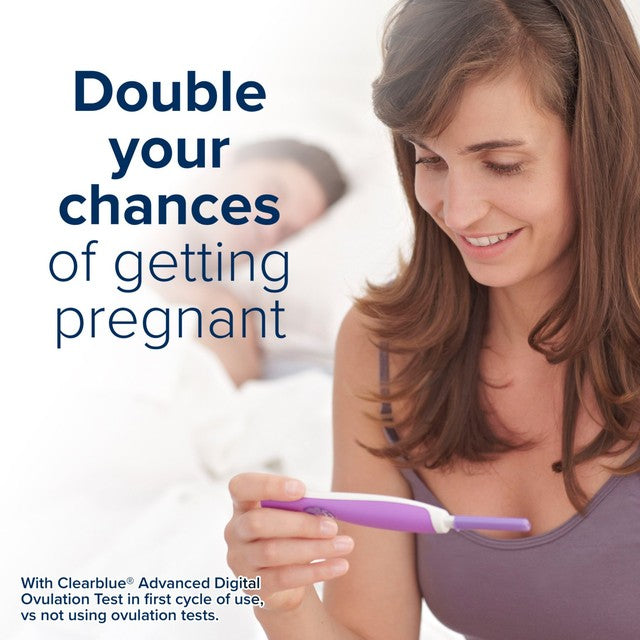 Clearblue Advanced Digital Ovulation Test Dual Hormone 10 tests - British product