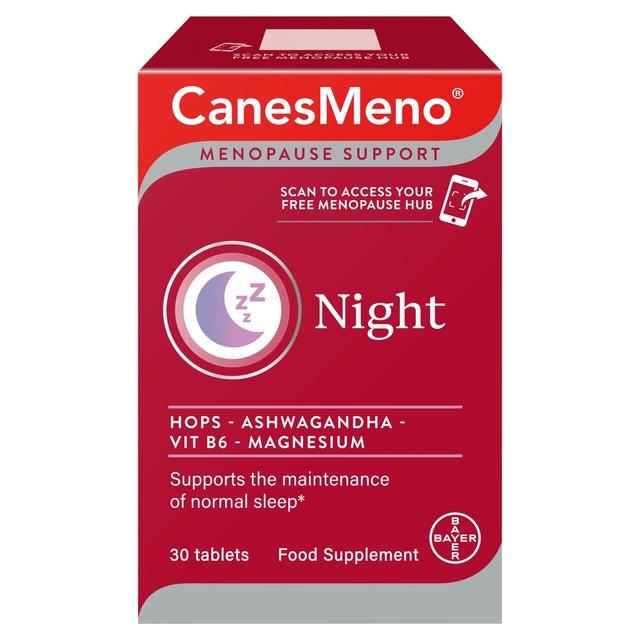 Canesten menopause support night supplement tablets (British brand)