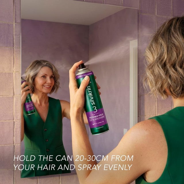 Silvikrin flexible hold hairspray 400ml (British brand)