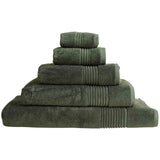 M&S luxury Egyptian cotton face towel moss green - British product