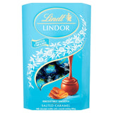 Lindt Lindor salted caramel chocolate truffles 200g, UK version