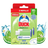 Toilet Duck Lime Fresh Discs 2x36ml - British product
