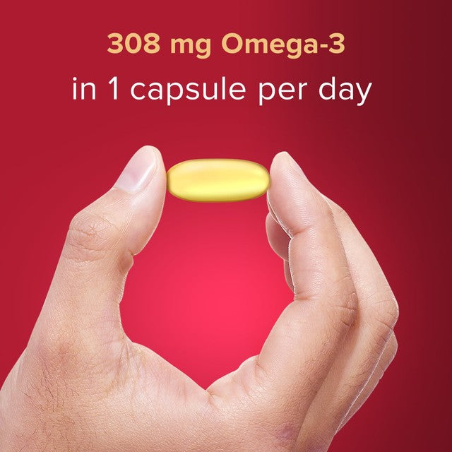 Seven Seas Cod Liver Oil Max Strength Omega-3 & Vitamin D Capsules 60 Capsules (British brand)