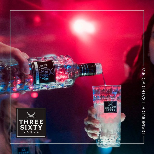 Three Sixty Original Premium Vodka - British product