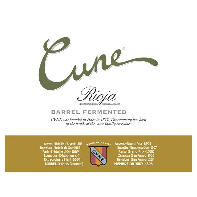 CVNE Barrel Fermented Blanco white wine 75cl - British product