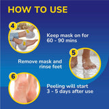 Scholl heel peel mask 18g - British product