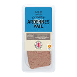 M&S Coarse Ardennes Pork Pate with Shallots and Cognac 170g, imported from the UK