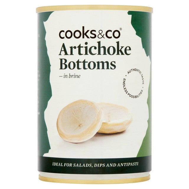 Cooks & Co artichoke bottoms in brine 390g - British product