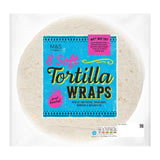 M&S soft tortilla wraps plain wheat 8 pack, imported from the UK