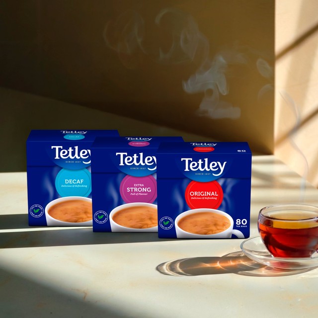 Tetley Black Tea Bags 80 Bags (British brand)