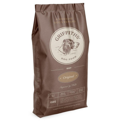 M&S Griffiths Original Beef Dry Dog Food 15kg- Buy online at McGrocer