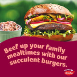 Birds Eye beef burgers with onion 227g - British product
