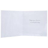M&S Daughter Sparkle birthday card 15cm x 15cm, imported from the UK