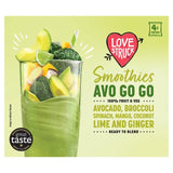 Love Smoothie avocado, mango spinach and coconut smoothie mix 4 x 120g, UK version