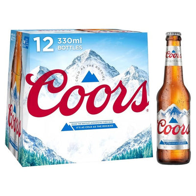 M&S Coors Lager Beer 12 x 330ml- Buy online at McGrocer