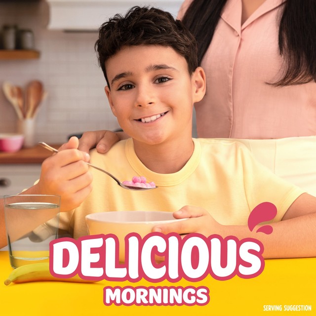 Nesquik strawberry flavoured breakfast cereal, UK version