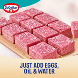 Dr. Oetker pink vanilla traybake mix 436g - British product