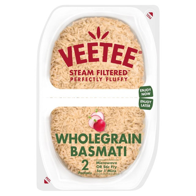 Veetee wholegrain basmati rice pot, UK version