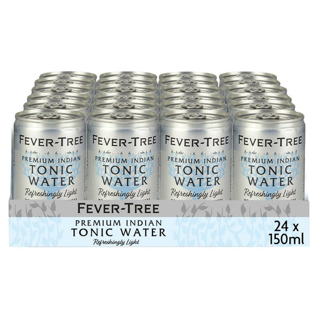 Fever-Tree Refreshingly Light Indian Tonic Water 24x150ml - British product