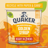 Quaker Golden Syrup Porridge Pot 57g (British brand)
