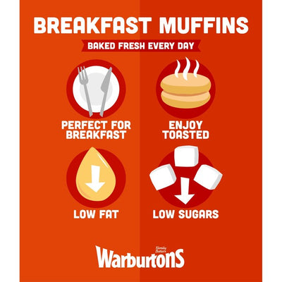 Warburtons مافن للتحميص