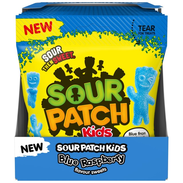 Sour Patch Kids Blue Raspberry gums 130g (British brand)