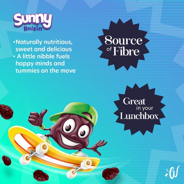 Whitworths Sunny Raisins kids snack pack 12 x 14g packs (British brand)