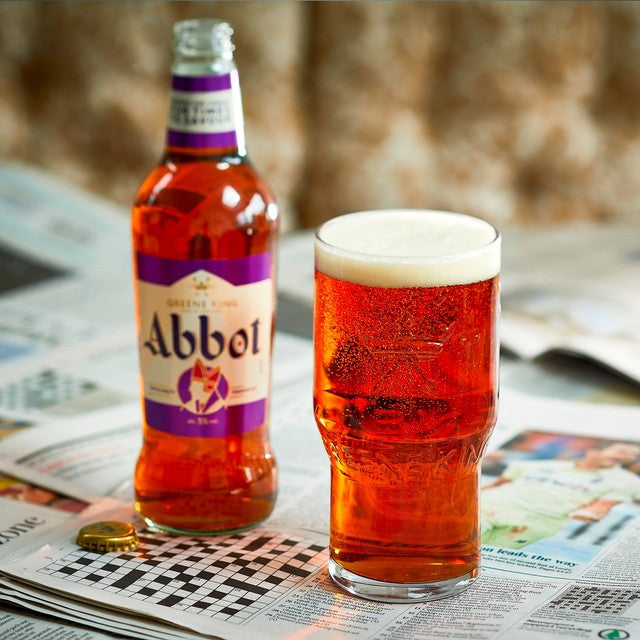 Abbot Ale Rich Malty real ale 500ml UK version