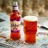 Abbot Ale Rich Malty real ale 500ml UK version