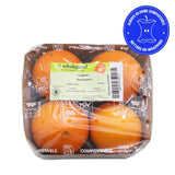 Fresh Wholegood Organic Oranges 4 pack (British brand)