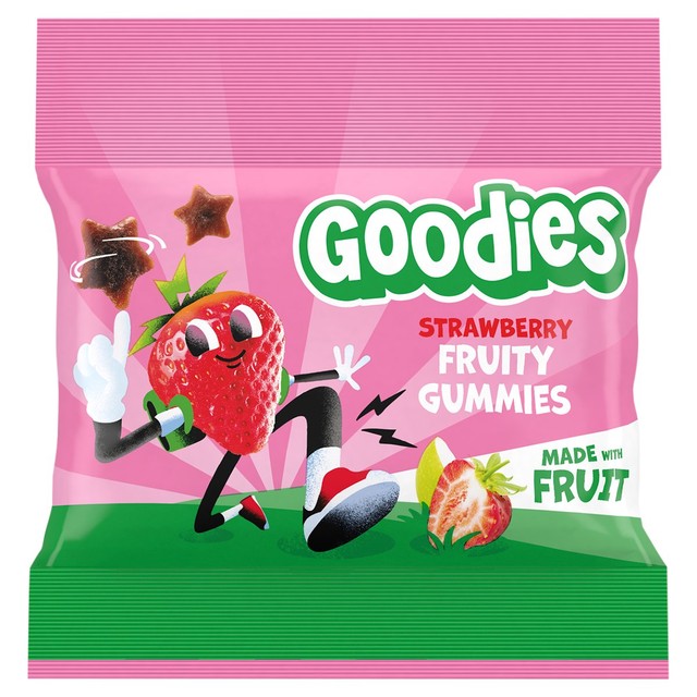 Goodies strawberry fruit gummies bag - British product