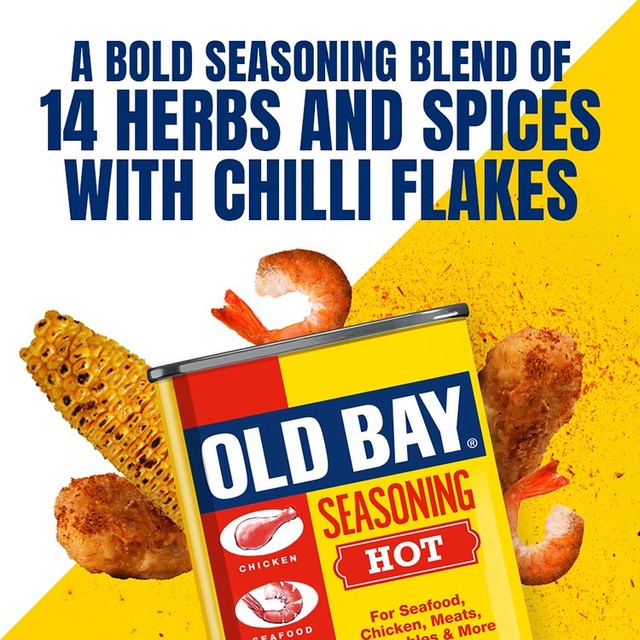 Old Bay Hot Seasoning 75g, imported from the UK