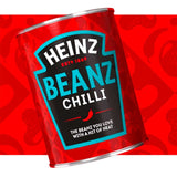 Heinz chilli baked beans 390g, UK version