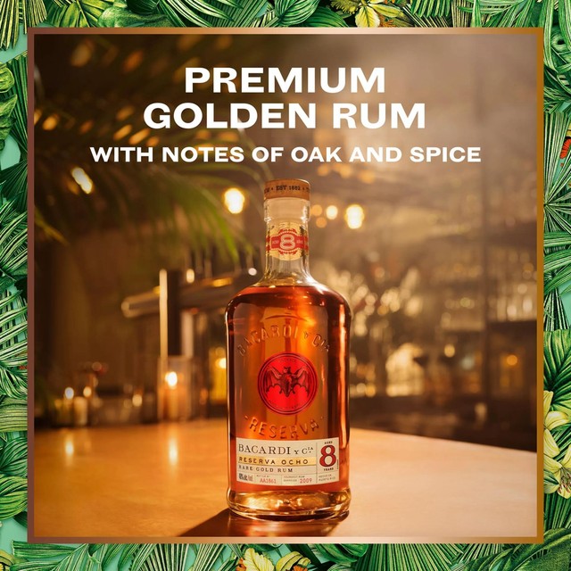 Bacardi Reserva 8 Year Old Rum 70cl - British product