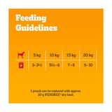 Pedigree wet dog food pouches mixed in jelly variety pack 12 x 100g, imported from the UK