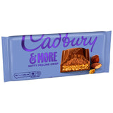 Cadbury nutty praline crisp chocolate bar 180g - British product