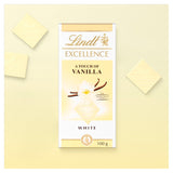 Lindt natural vanilla white chocolate bar 100g, UK version