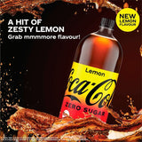 Coca-Cola Zero Sugar Lemon cola 2L - British product