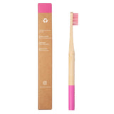 Bamboo Club Pink Adult Toothbrush - British product
