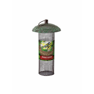 M&S Peckish Secret Garden Peanut Feeder Wild Bird Feeder 25cm Height- Buy online at McGrocer